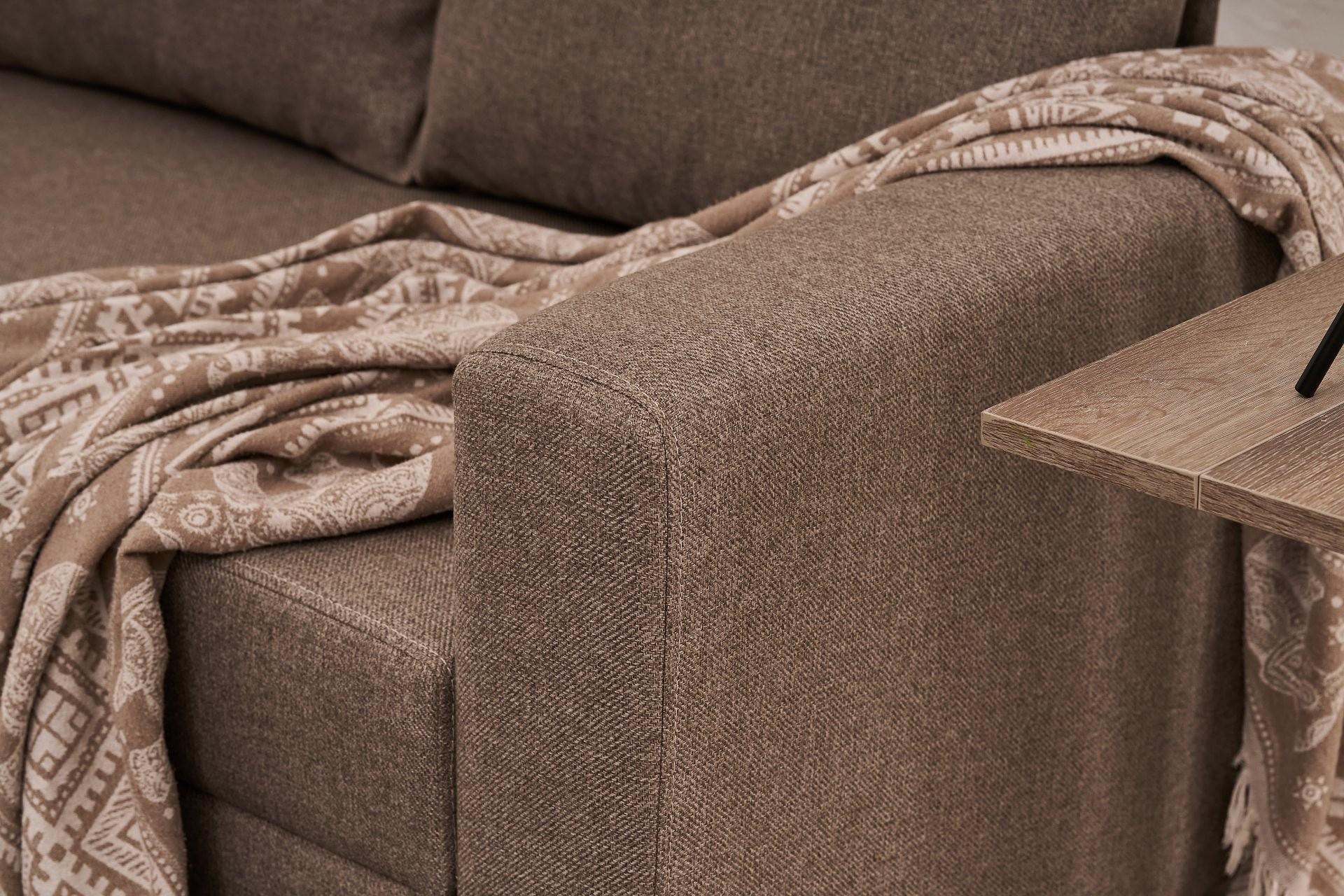 Aly Sofa Bed 3-Seater Brown 3