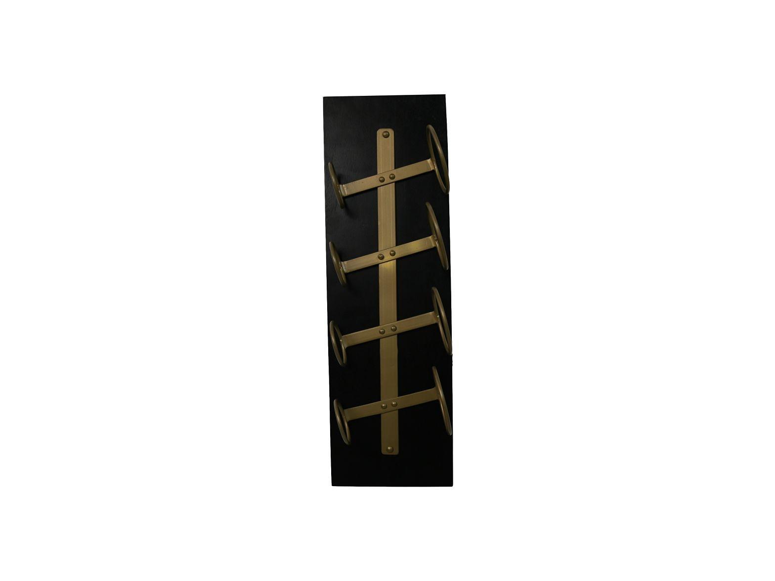 Stehendes Weinregal Mangoholz Metall 0