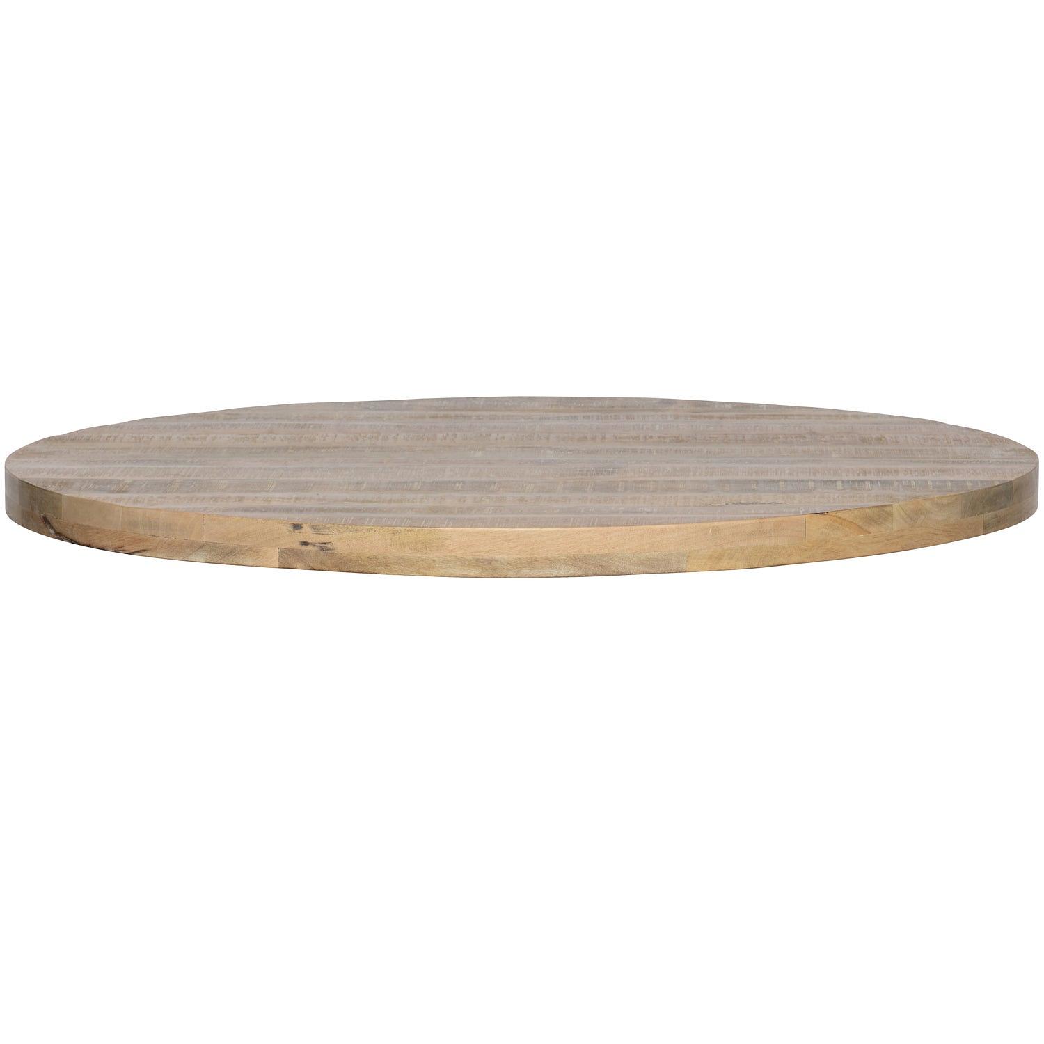 Tablo Tischplatte Mangoholz Ø120cm 0