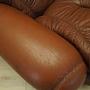 Armchair Leather Brown 1970s 9