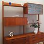 Wall shelf Teak wood 1960s 2