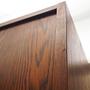 Oak cabinet Brown 1970s 12