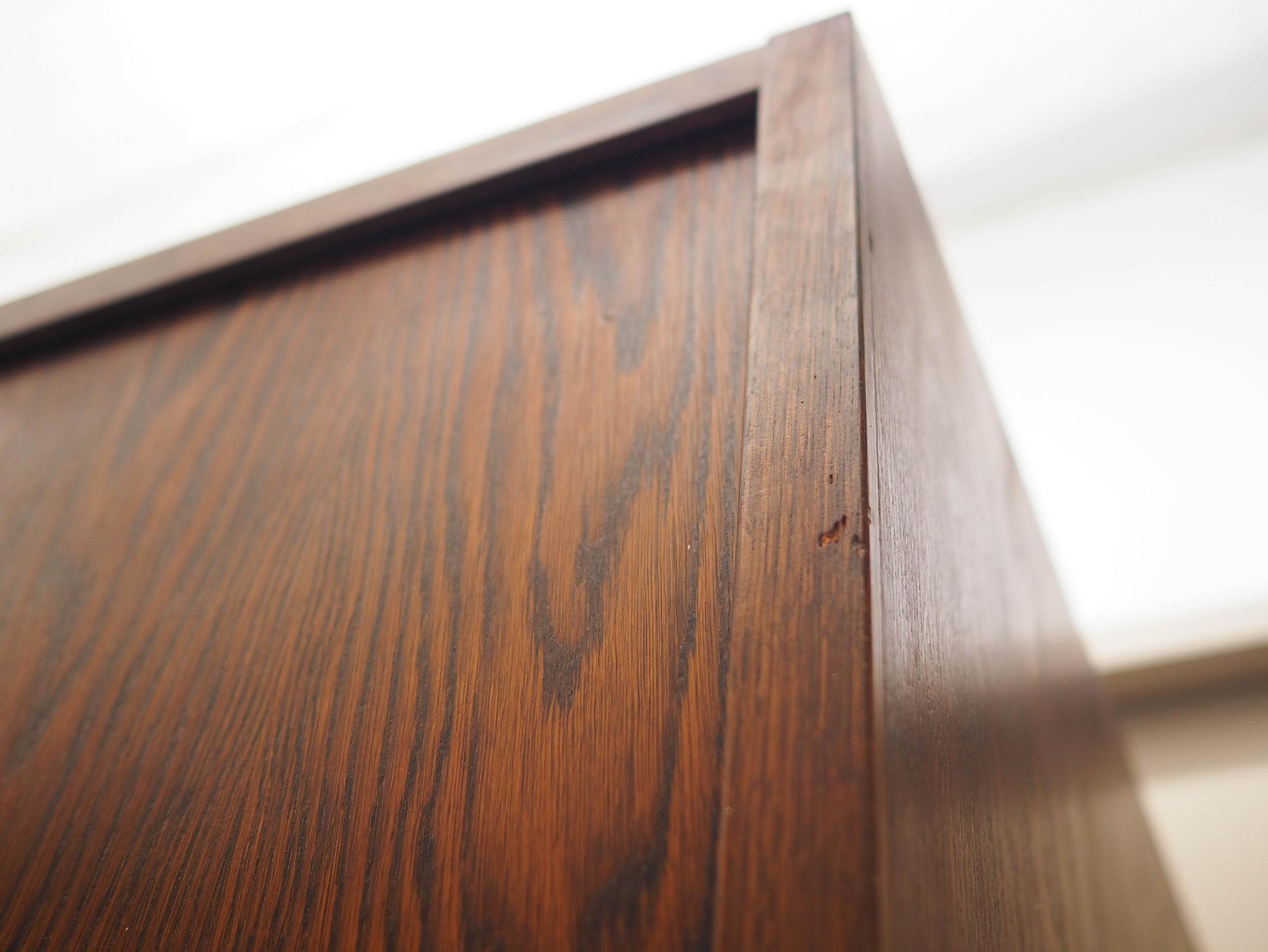 Oak cabinet Brown 1970s 12