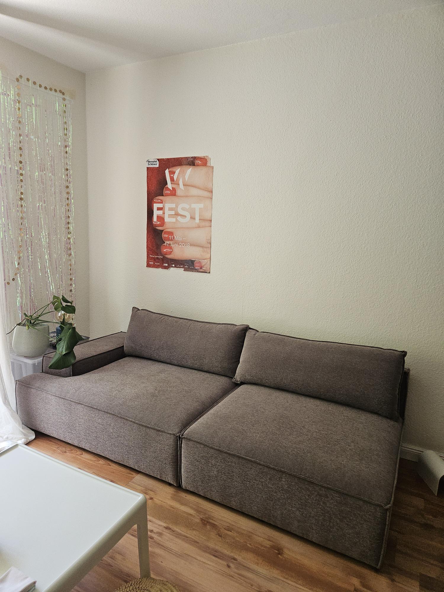 Daphne 2-Sitzer Sofa Impression Greige 0