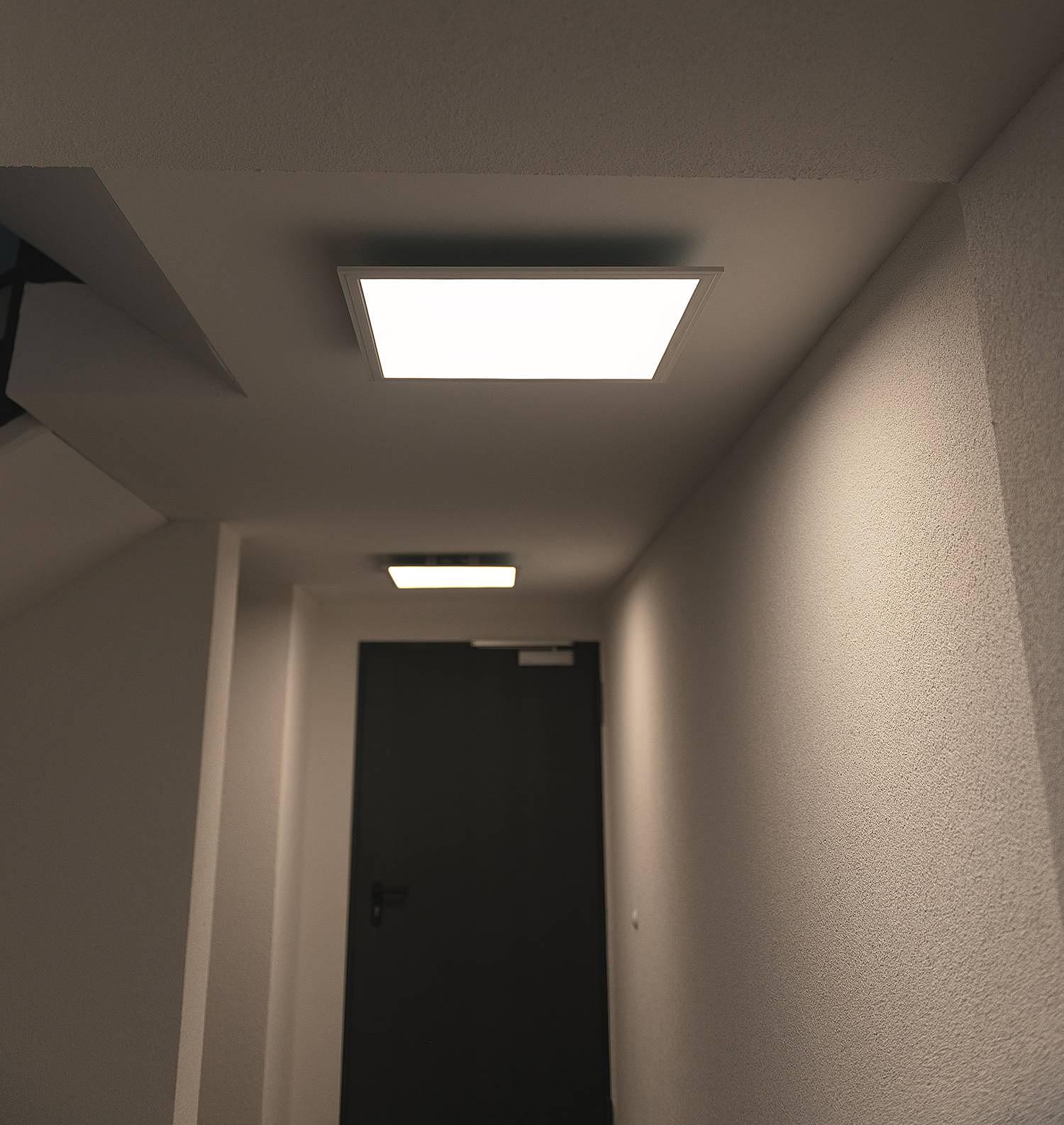 Nicola LED Panel Aluminum Acrylic Glass White 45x45cm 3