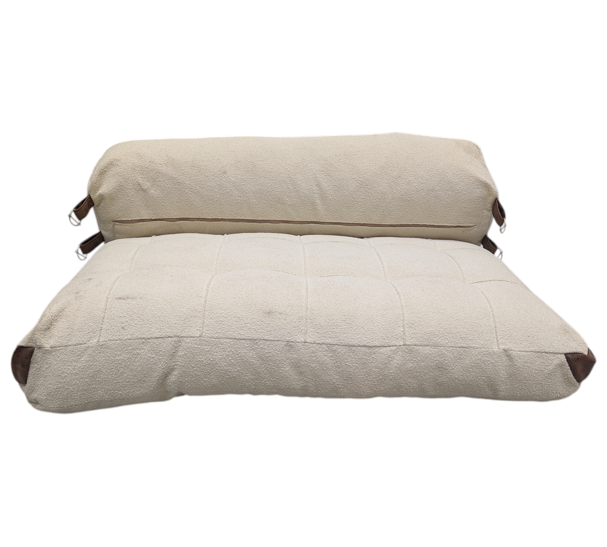 Schlafsofa 2-Sitzer Creme 8