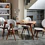 Touch Dining table set 5-piece. Linen Cream 4
