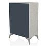 Chest of drawers SKUFFY 64x35x90cm 4 drawers grey hjh LIVING 8