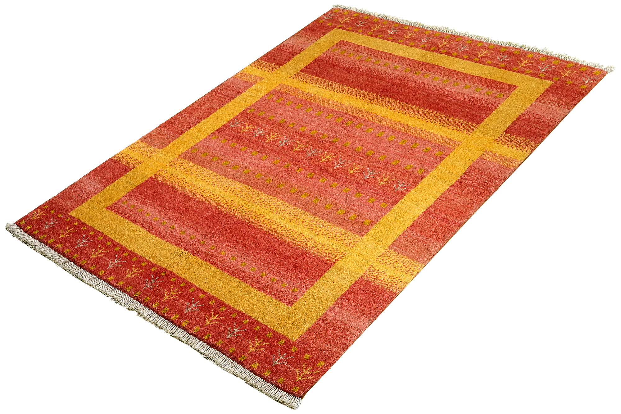 Tappeto Gabbeh Rizbaf Lana Multicolore 3