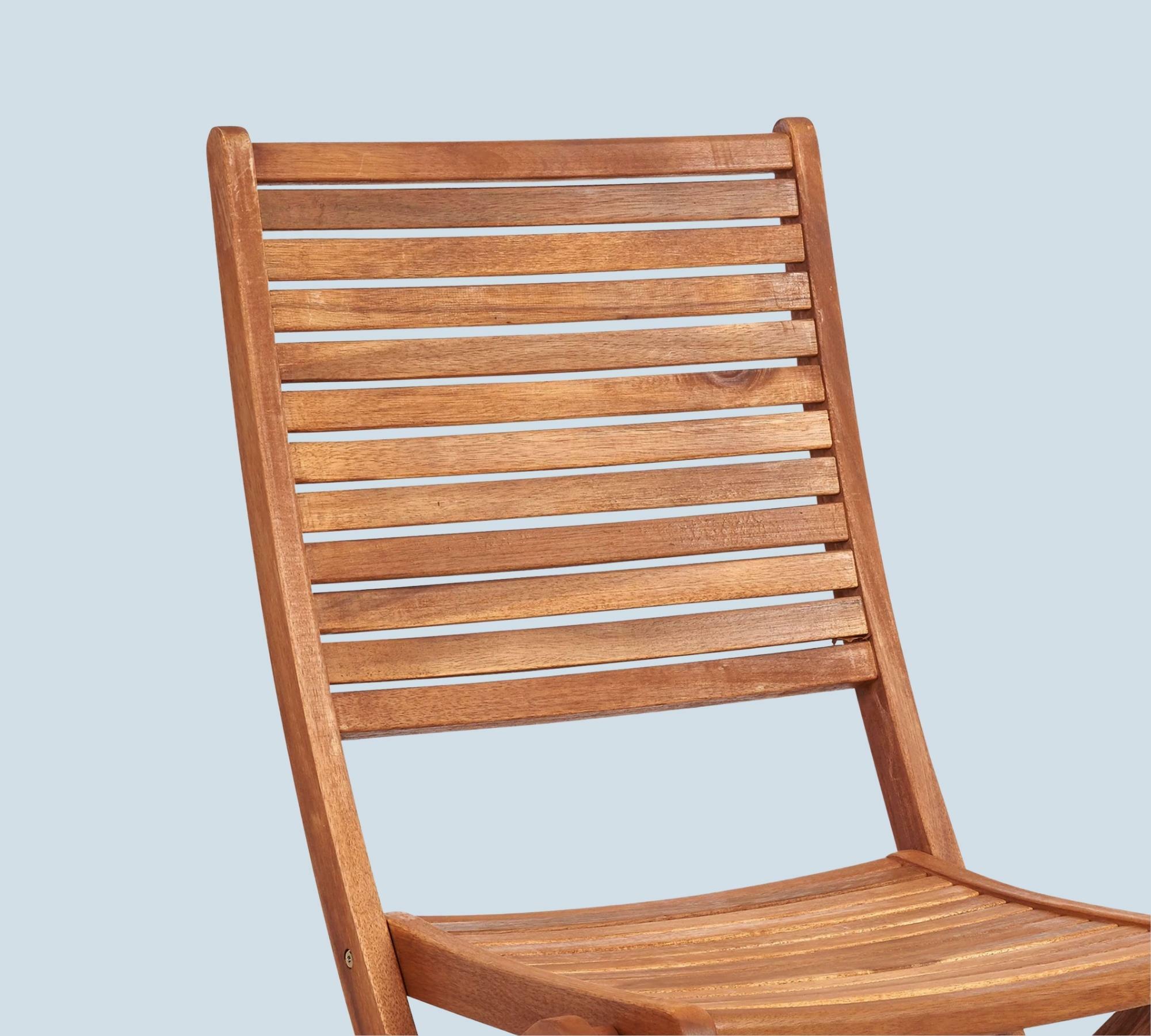 Gartenstuhl Akazie Massiv Braun 4