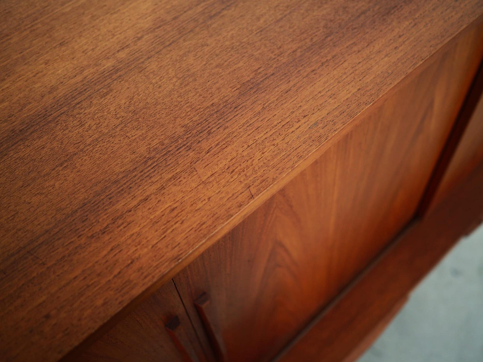 Vintage sideboard teak brown 1960s 10