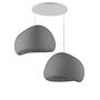 2-Flammig Wabi Sabi Barecasts Pendelleuchte Beton Grau 1