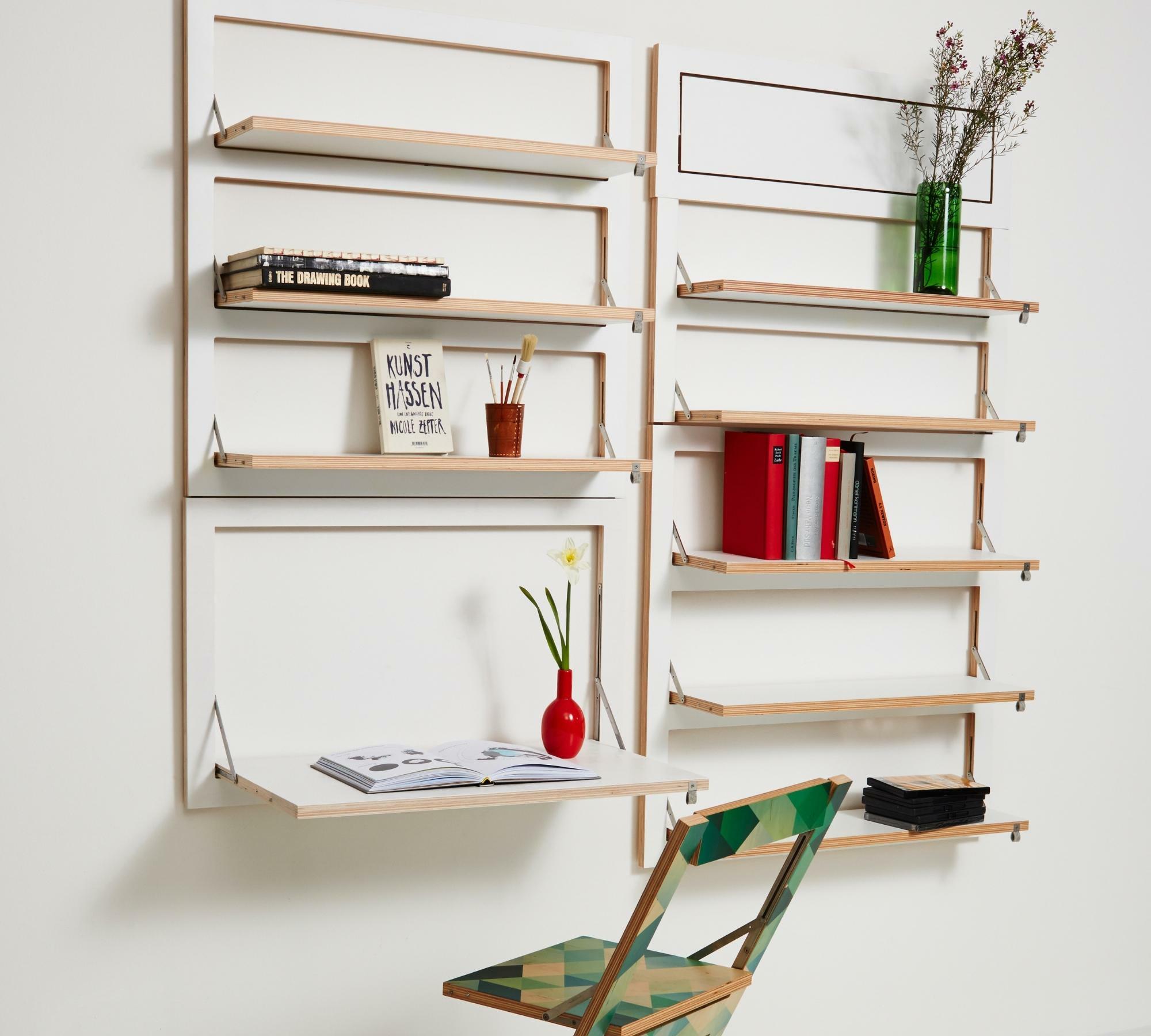 Fläpps Regal Holz Weiß 80 x 40 cm 7