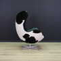 Egg Sessel Leder Arne Jacobsen Weiß Schwarz  4