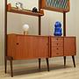 Ergo Regal-System Teakholz 1960er Jahre 4