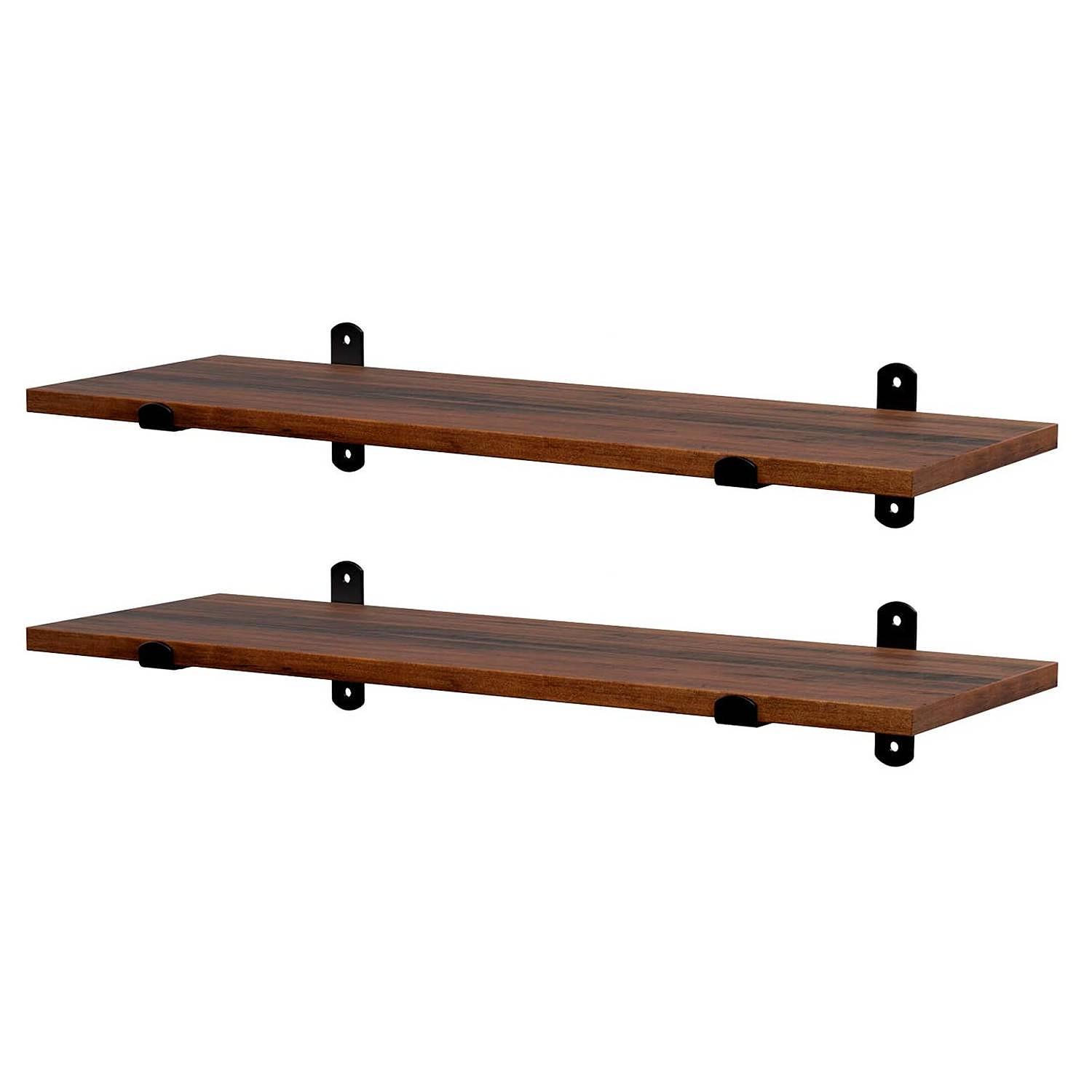 Wandboard Crossville II (2er-Set) Braun / Schwarz 1