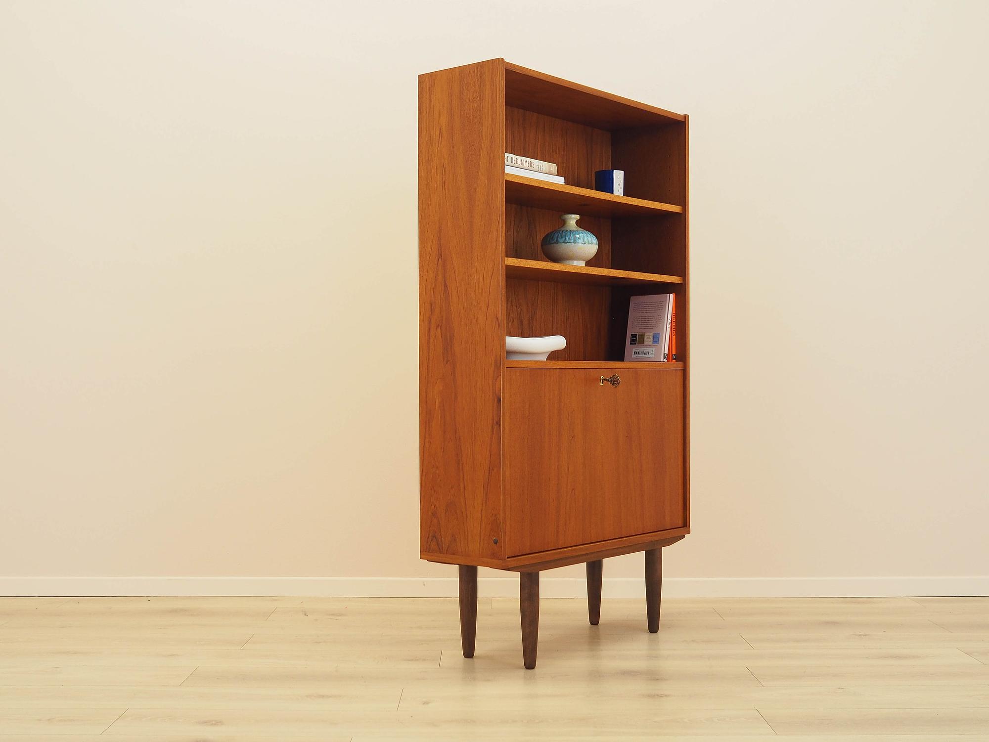 Teak bookcase 1970s 4