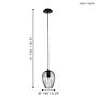 Newtown III Pendant Light Steel Single-flame 2