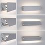 Katla Wandleuchte Aluminium Silber 3