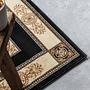 Shindand Läufer Jute Schwarz 3