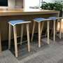 Designer Barstuhl Moody BQ1261 Massivholz 0