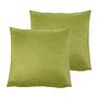 2x Alcatraz Pillowcase Polyester Khaki 60 x 60 cm 0