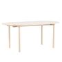 Andy Dining table Whitewash 90x180cm 2