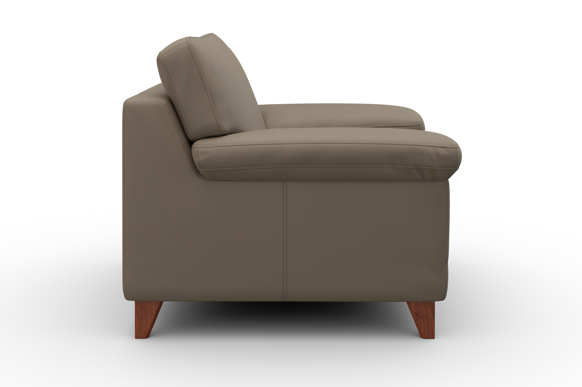 Diego Sessel Leder Grau 3
