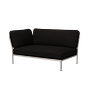 2x LEVEL Sofa Links, Sofa Rechts & Couchtisch Sooty Grau 1