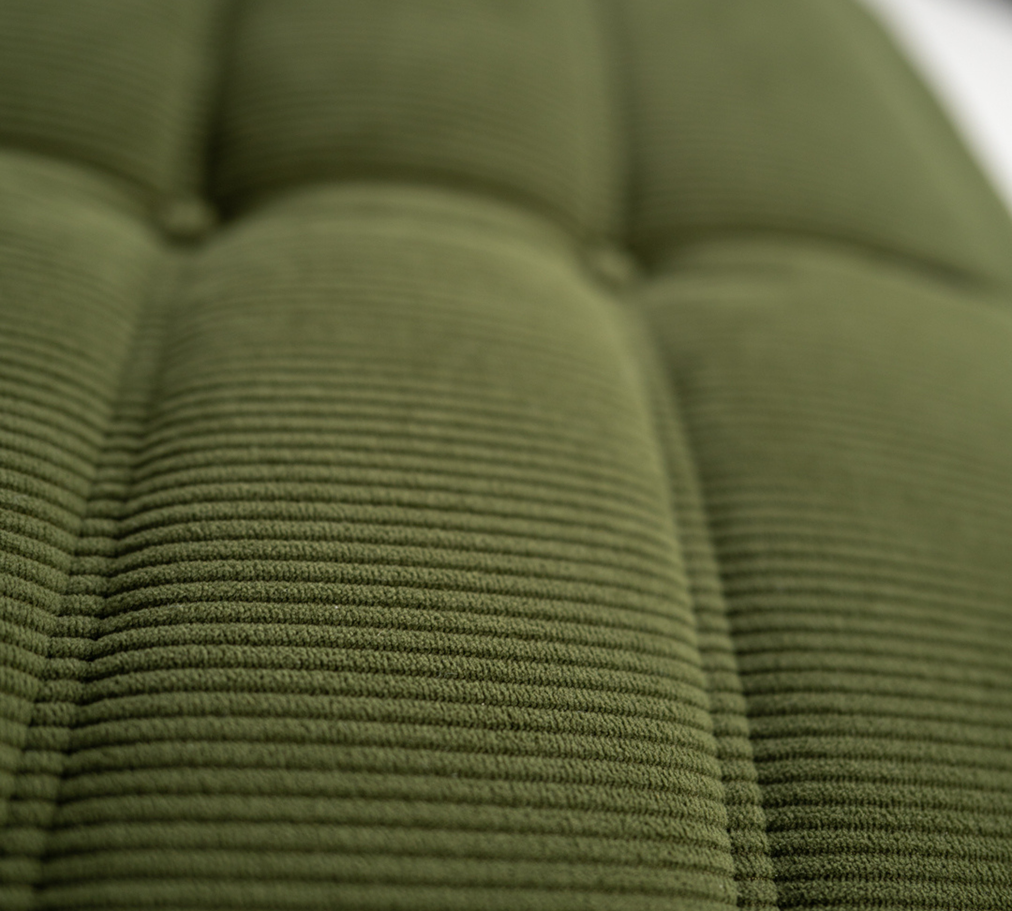 Togo Sofa 3-Sitzer Cord Lodengrün 6