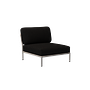 LEVEL Sofamodul Rechts, Sessel & Pouf Sooty Grau 2