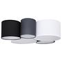 Ceiling light Makki II 5-light flat weave iron 3