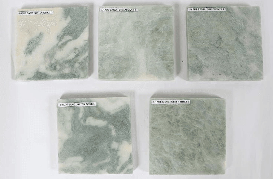 Suvi Tischlampe Onyx-Marmor Grün 6