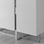 3053 Sideboard Verchromter Stahl Weiß 7