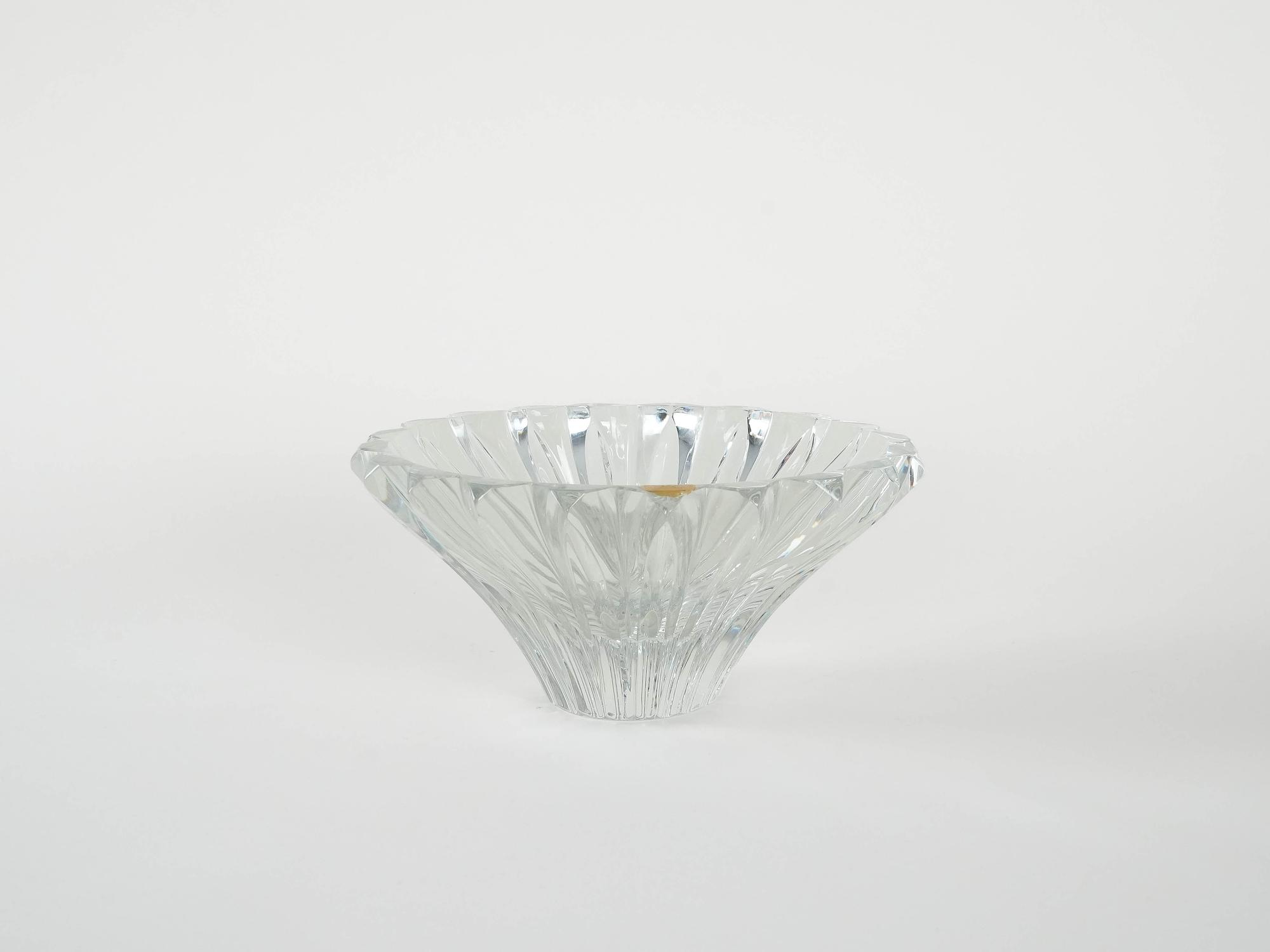 Glass bowl Transparent 1970s 1
