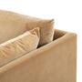 Vincent 1-Sitzer Modul rechts Velour Matt Beige 2