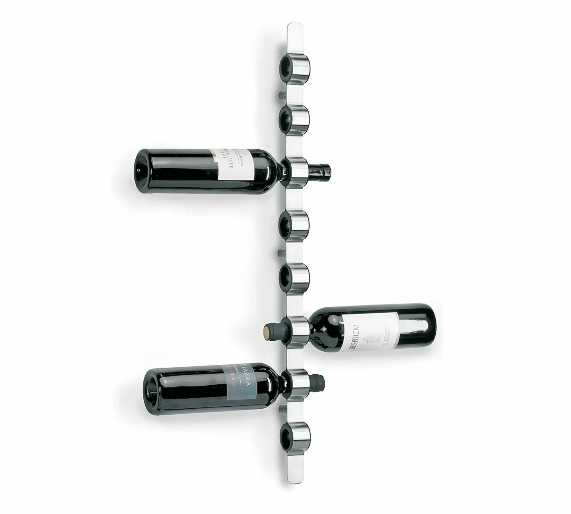 Cioso Weinflaschen Wandhalter Edelstahl Matt 0