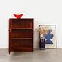 Mahogany cabinet 1980s 2