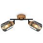 Ceiling lamp Aluminium Oak 0