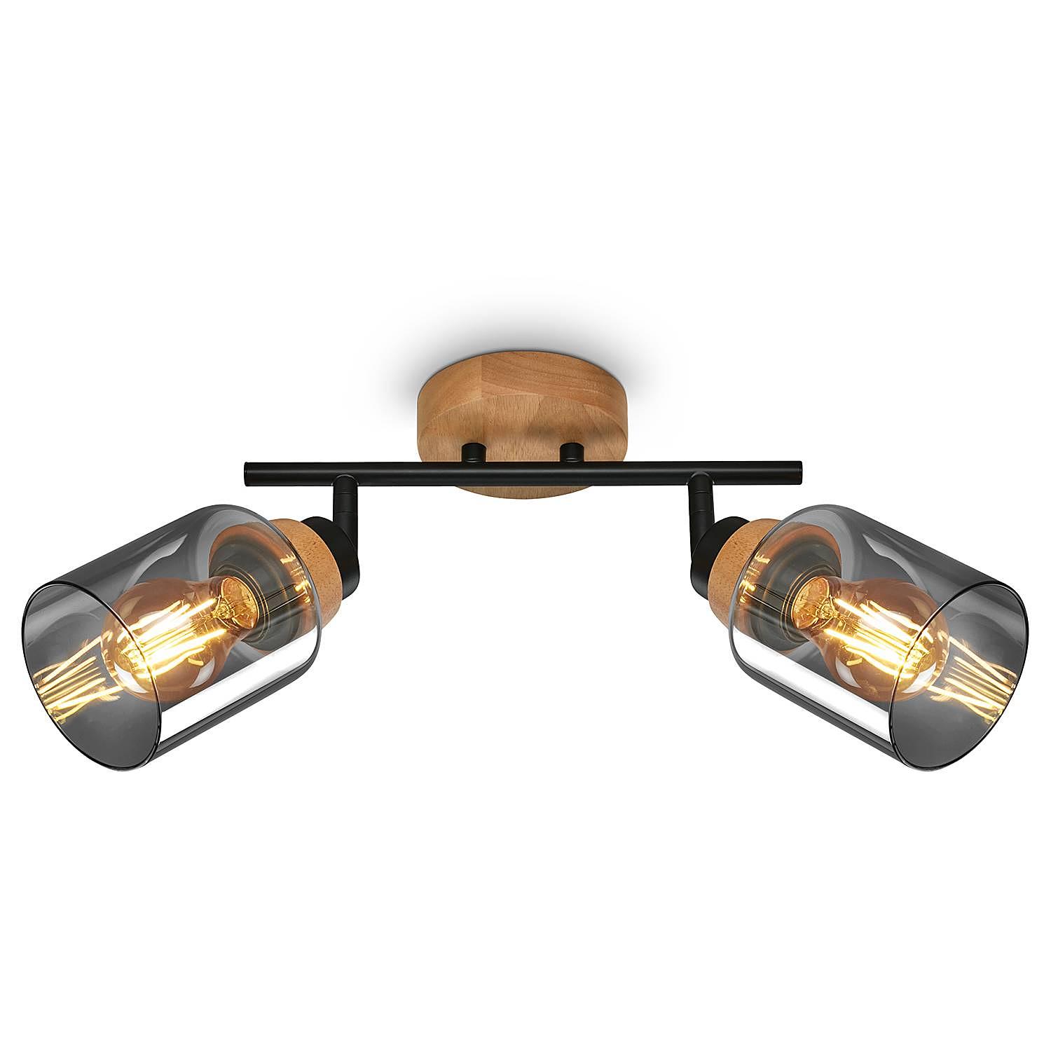 Ceiling lamp Aluminium Oak 0