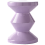 Zig Zag Hocker Lila 0