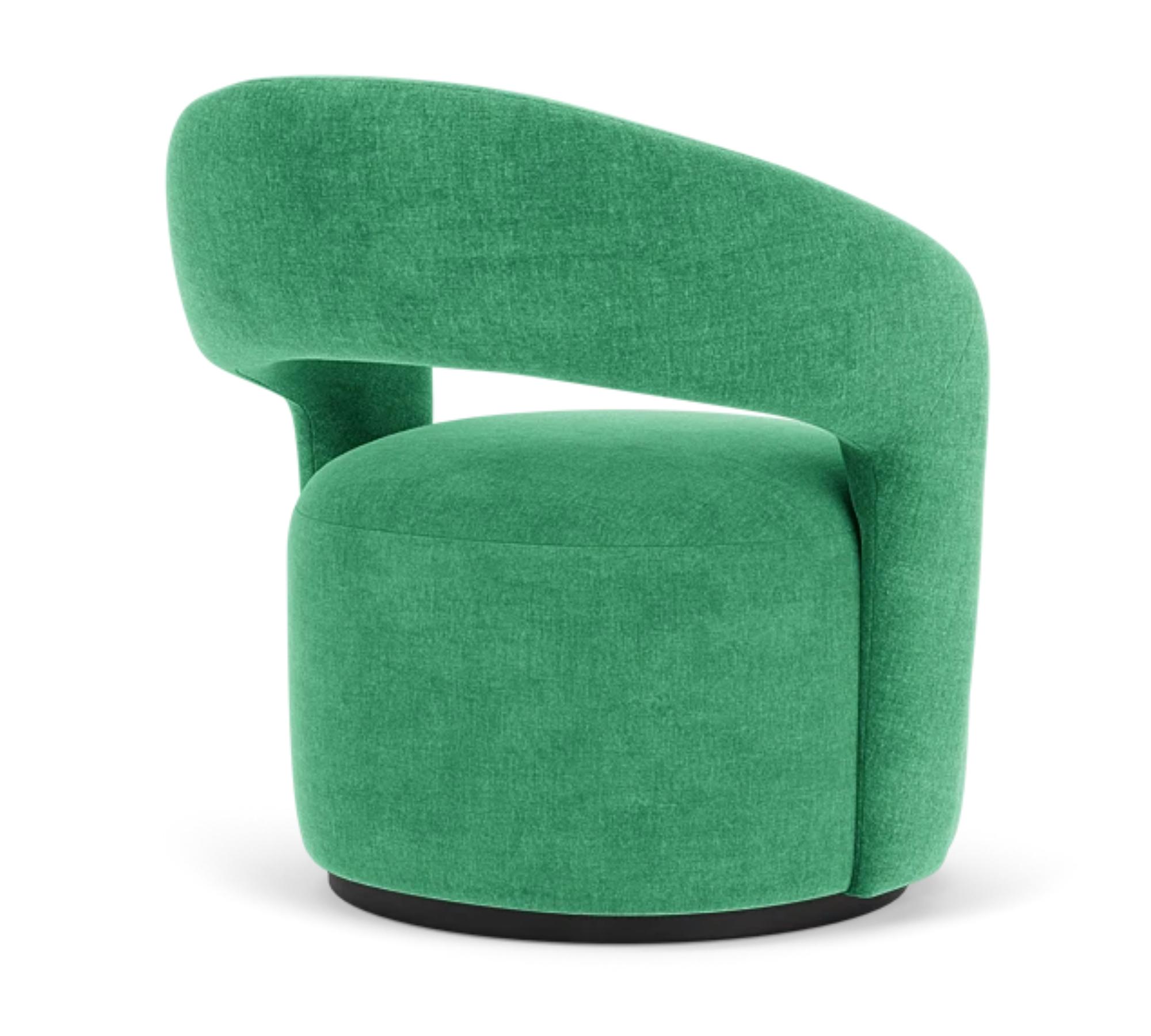 Judi Drehsessel Moss Grass Green 4
