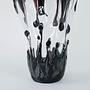Murano glass vase black 1960s 4