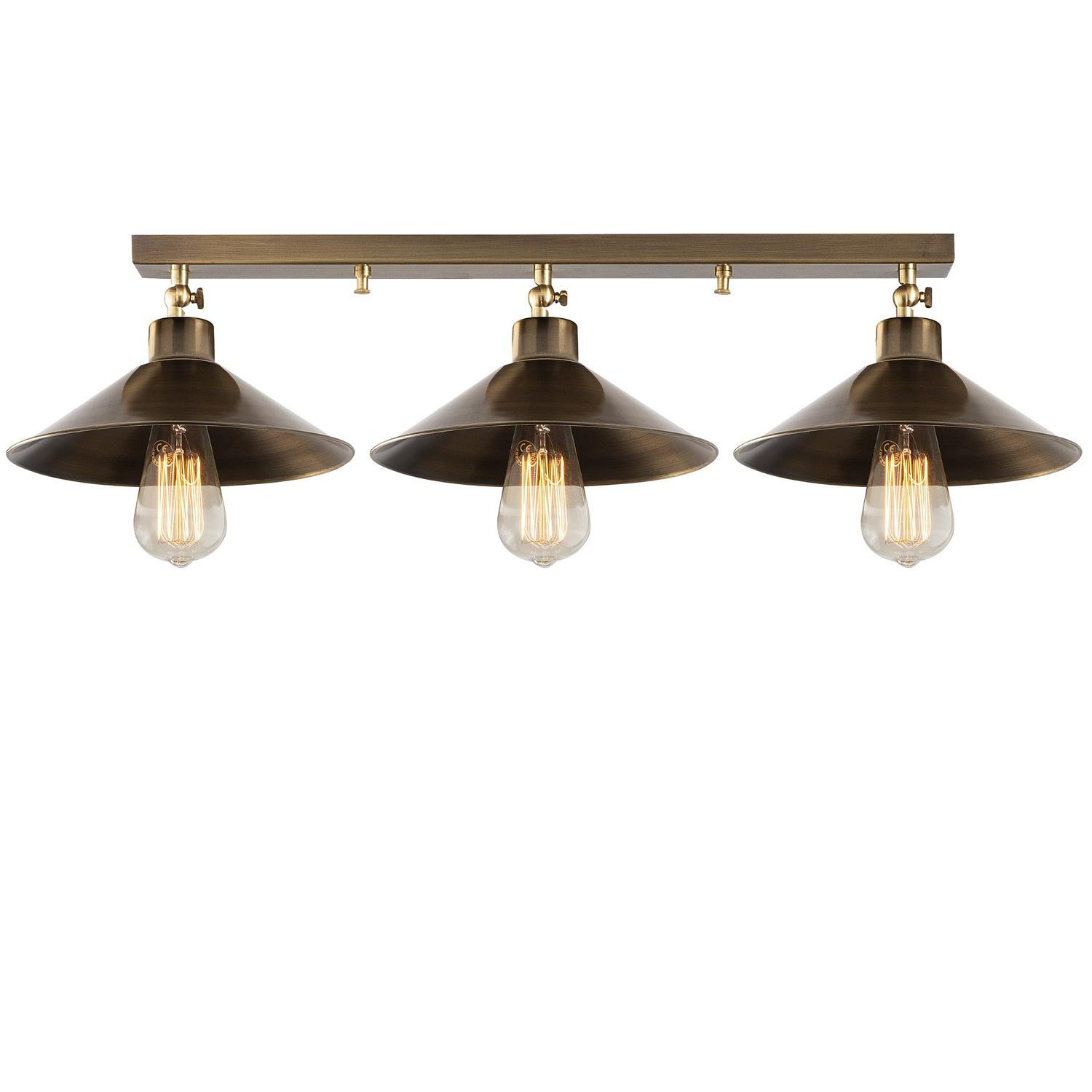 3-Burner Berceste N-661 Ceiling Light Metal Gold 2