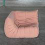 Togo Lounge Set 5-piece Cord Pink 2