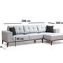 Montana Corner Sofa Right Grey 4