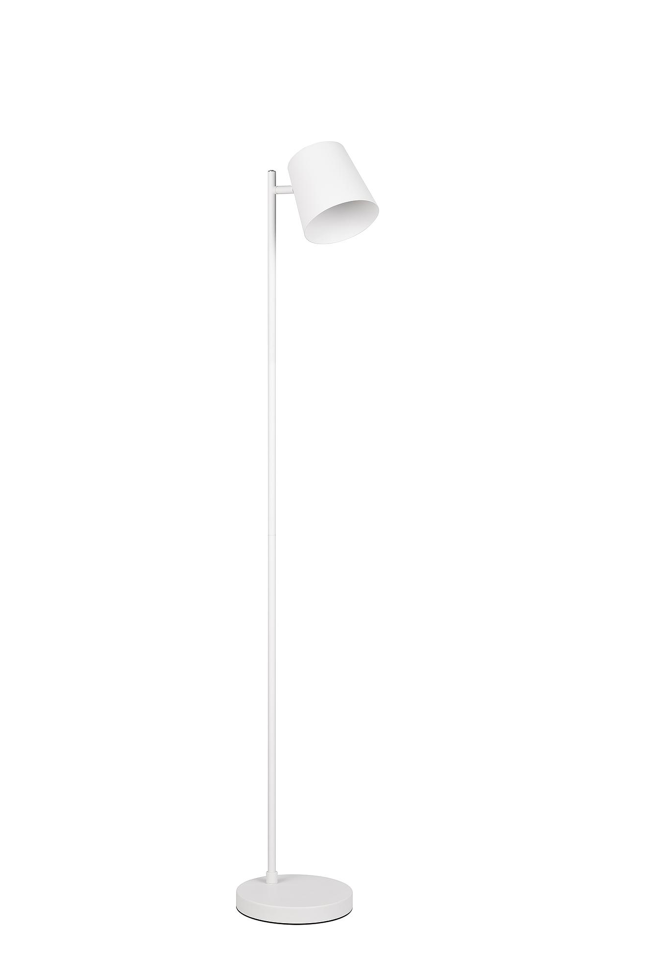 Blake LED-Stehleuchte 1-flammig Eisen Weiß 4