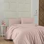 Bett- & Kopfkissenbezug Baumwolle Rosa 135cm x 200cm 1