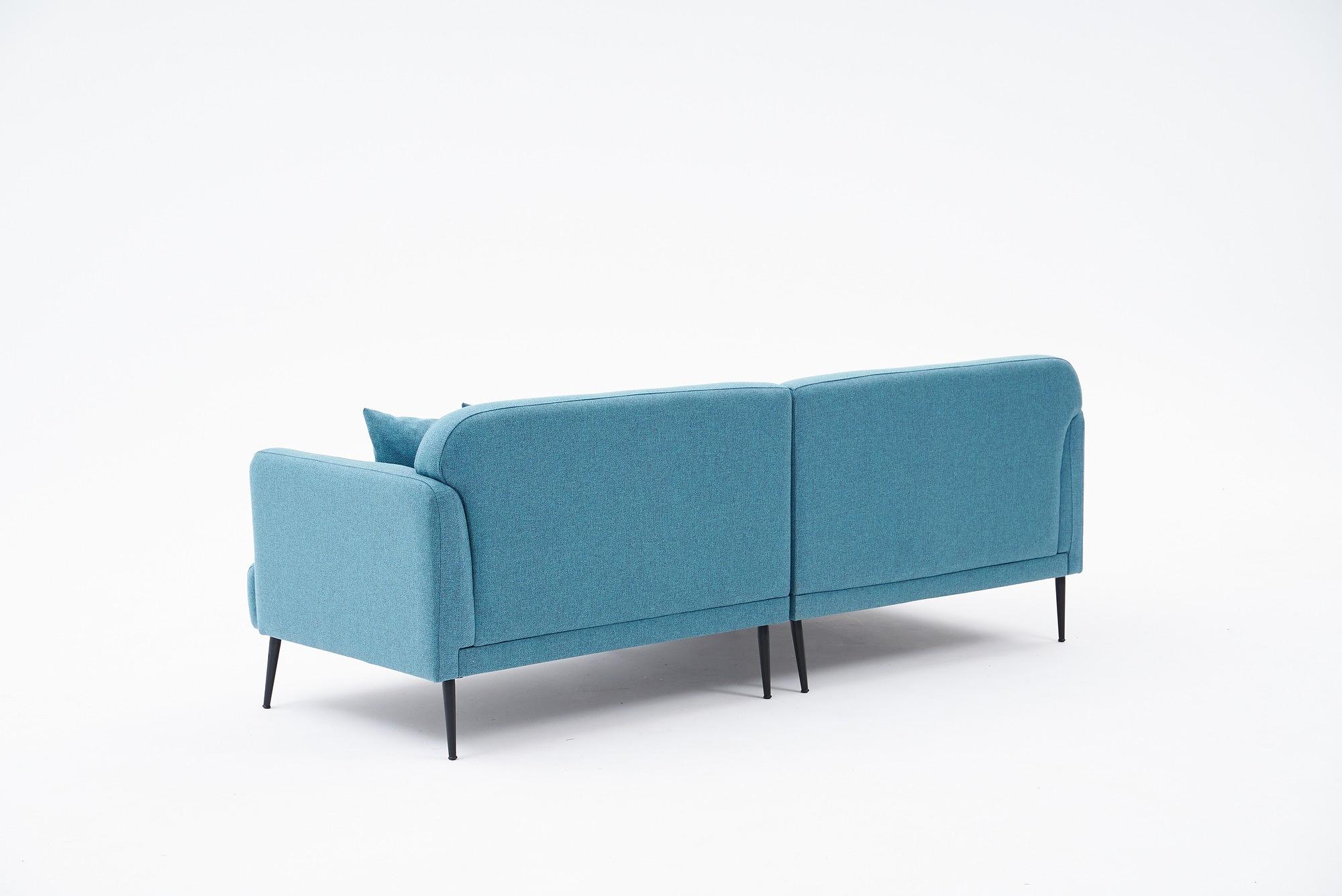 Revos Sofa Récamiere Links Türkis 4