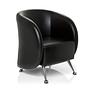 ST. LUCIA Office Chair Faux Leather Black 1